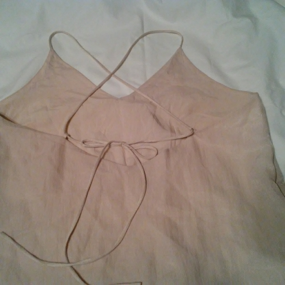 Six Crisp Days Urban Outfitters Creme Lined Top - Picture 7 of 9